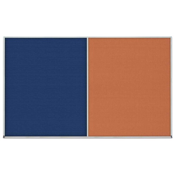 Enclosed Corkboard, 1 Door, 24"x36", 4" Fra